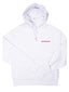 Hoodie Lines White / Pink