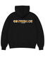 Hoodie Lines Black / Metallic Gold