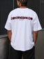 T-Shirt Lines White / Metallic Pink