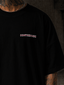 T-Shirt Lines Black / Metallic Pink