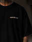 T-Shirt Lines Black / Metallic Gold