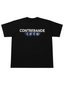 T-Shirts Hearts Denim Black