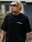 T-Shirt Lines Black / Neon Pink