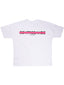 T-Shirt Lines White / Neon Pink