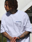 T-Shirt Lines White / Chrome Blue